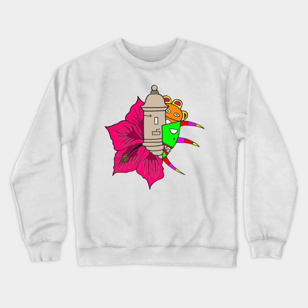 Puerto Rico Crewneck Sweatshirt by lilyvtattoos